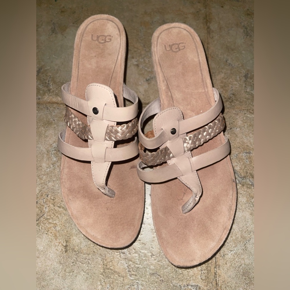 UGG Wedge flip flops